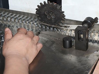 Double loop wire production line