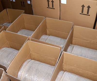 Wire O spool roll packaging